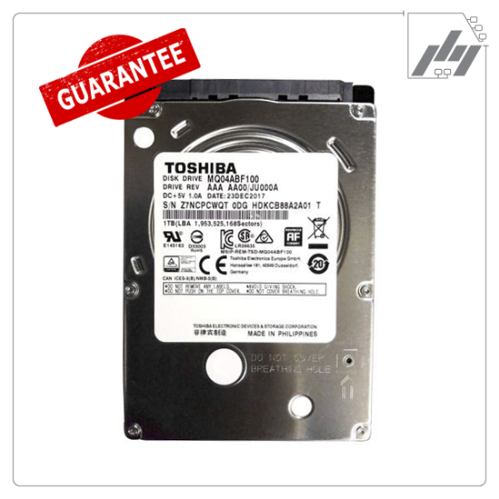 تصویر  هارد دیسک اینترنال لپ تاپی توشیبا ظرفیت 1 ترابایت MQ04ABF100